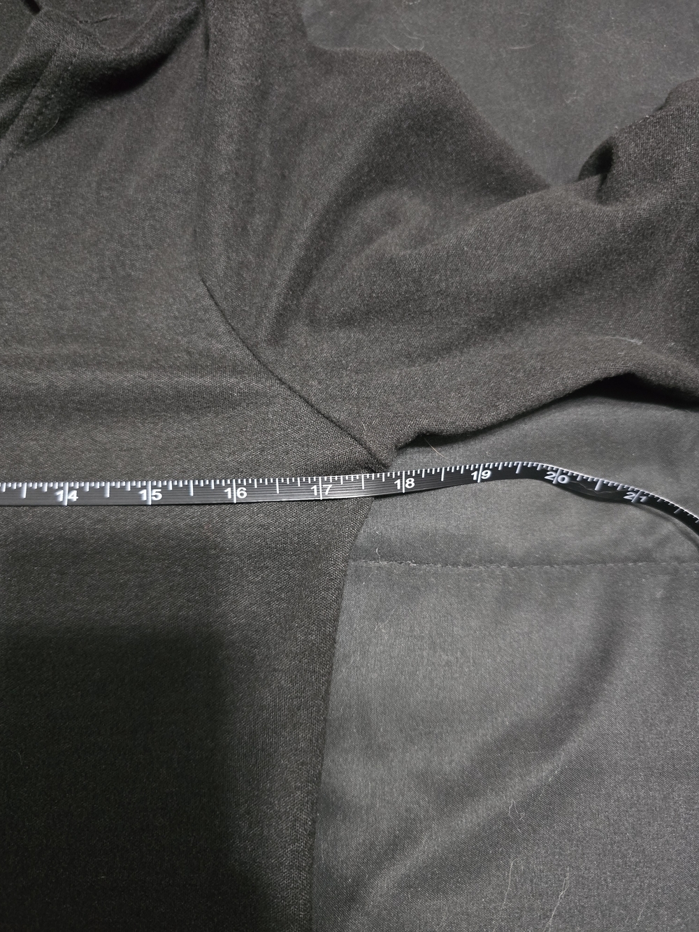 Black Long-Sleeve V-Neck Button-Front Maxi Dress - Picture 5 of 6